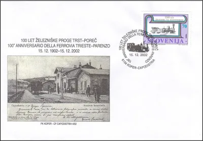 100 LET ŽELEZNIŠKE PROGE TRST - POREČ
